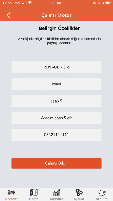 صور Turuncu Motosiklet Takip