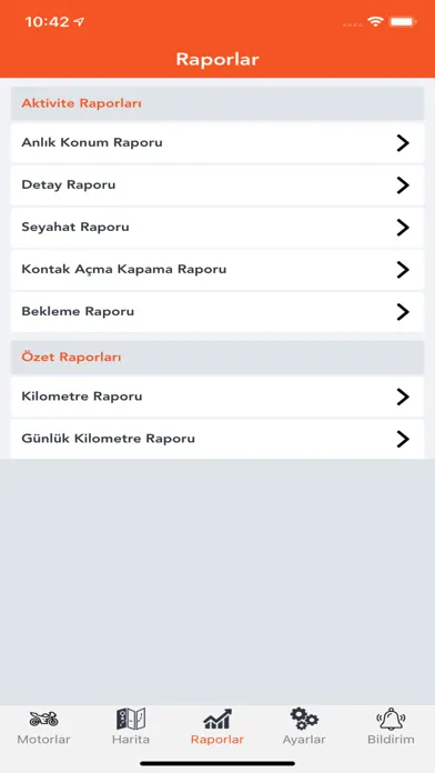 صور Turuncu Motosiklet Takip