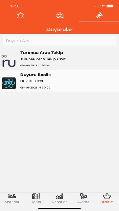 صور Turuncu Motosiklet Takip