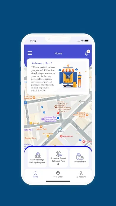 XPEDE DELIVERY APP (USER) سکرین شاٹس