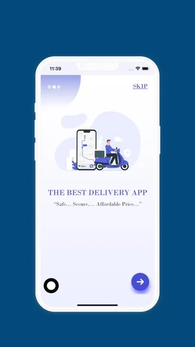XPEDE DELIVERY APP (USER) سکرین شاٹس