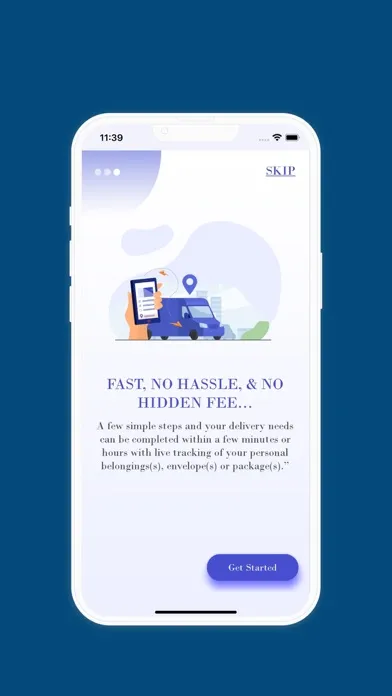 XPEDE DELIVERY APP (USER) سکرین شاٹس