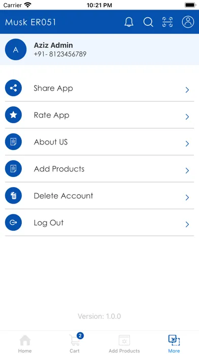 Tangkapan skrin Musk ER051