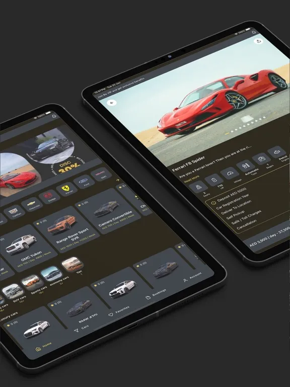 BE VIP Car Rental iPad Screenshots