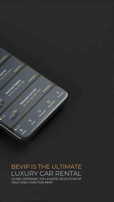 BE VIP Car Rental Screenshots