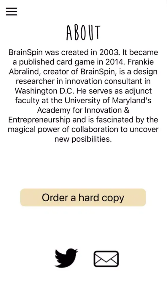 BrainSpin Creativity Game应用截图