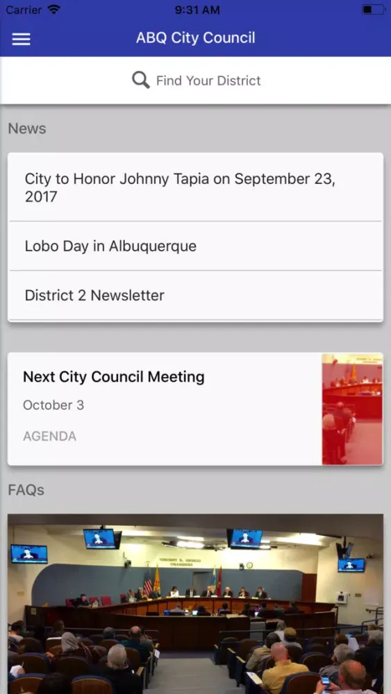 Albuquerque City Council应用截图