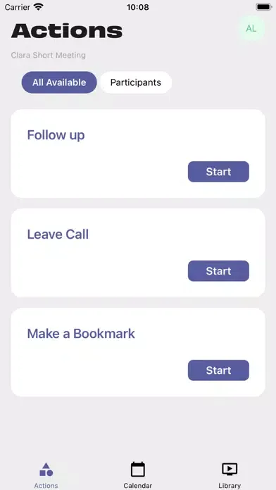 Clara Mobile Screenshots