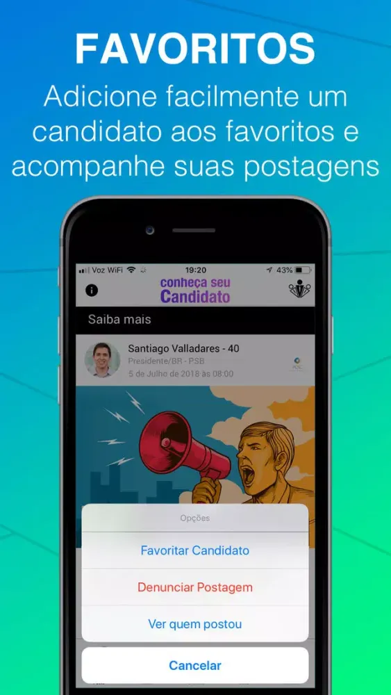 Conheça Seu Candidato 스크린샷
