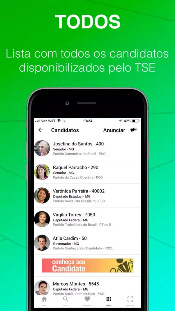 Conheça Seu Candidato 스크린샷