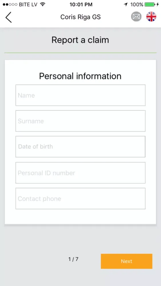 Capturas de tela do Coris Riga GS