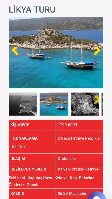 Zrzuty ekranu EscanTur