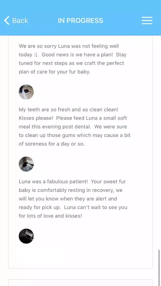 Capturas de tela do Furbaby Pet Owner