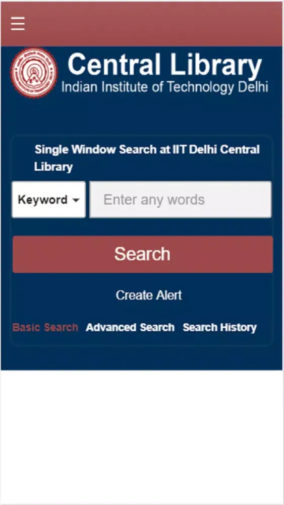 Single Window Search for IITD স্ক্রিনশট