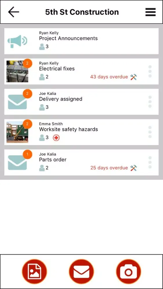 Infield Project Management应用截图