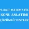 9.SINIF MATEMATİK