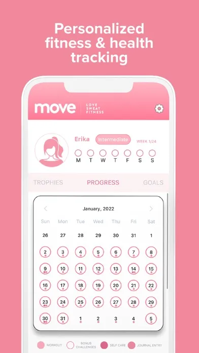 Ảnh chụp màn hình của MOVE by Love Sweat Fitness