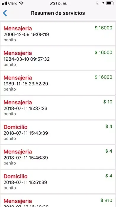 Mensajeros VIP应用截图