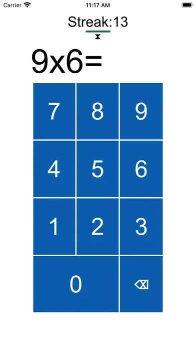 Tangkapan layar Multiplication Runner