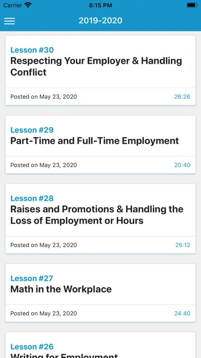 Screenshot di NextUp Students