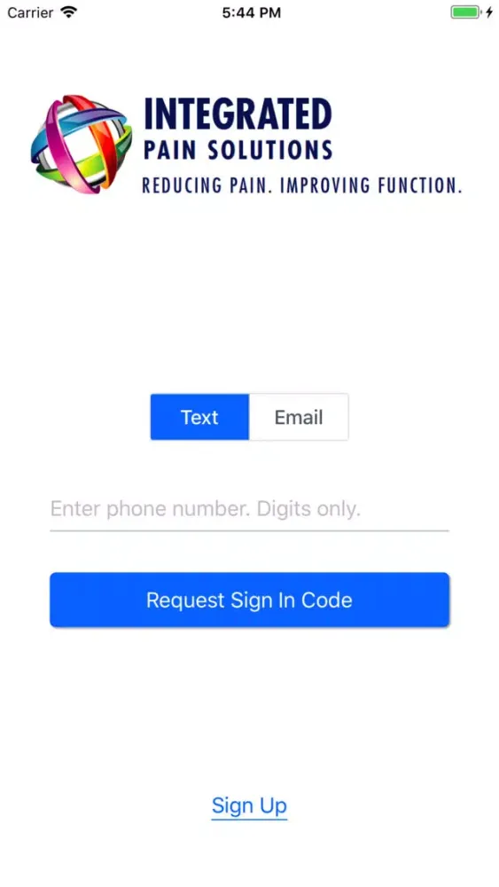 Tangkapan skrin Integrated Pain Solutions