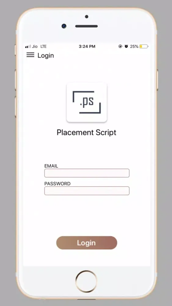 Ảnh chụp màn hình của Placement Script