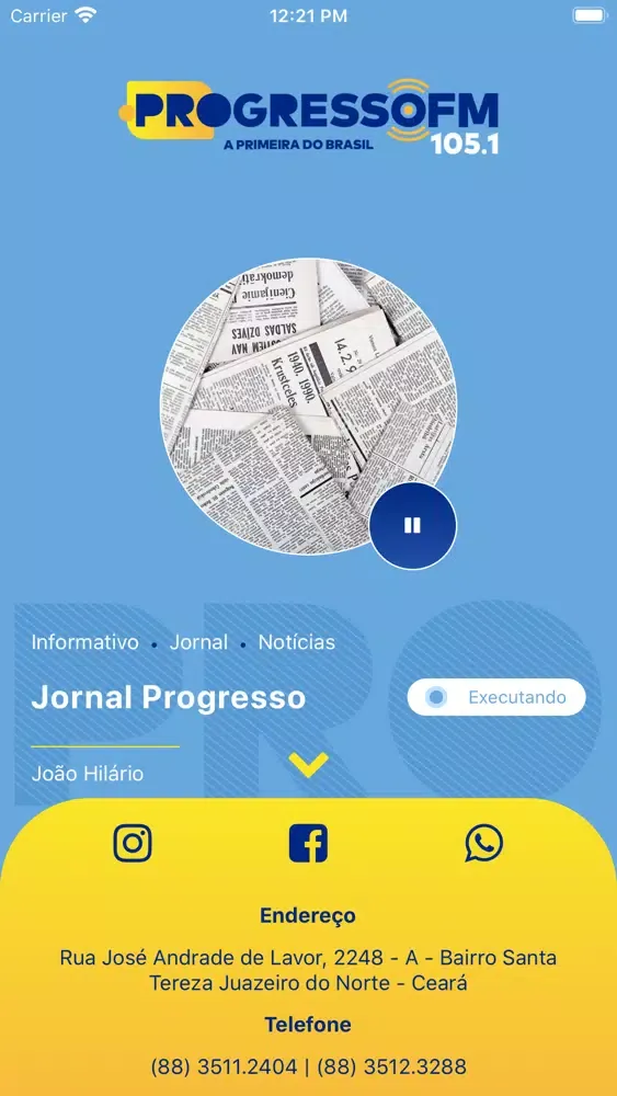 Progresso FM 105.1应用截图