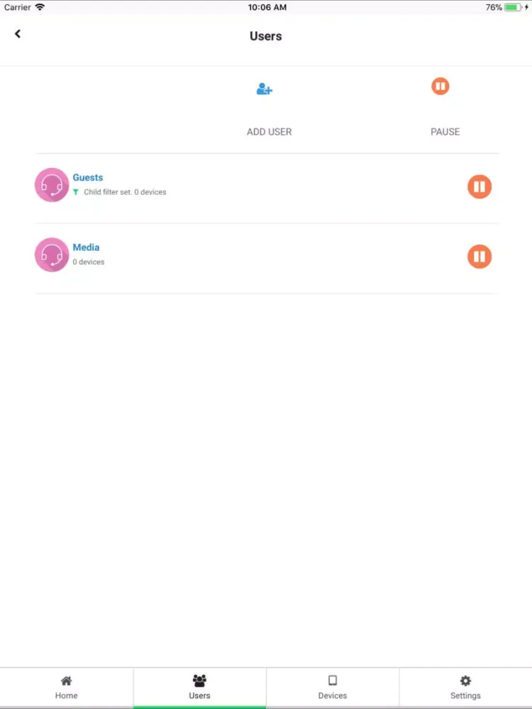 Tangkapan skrin ProValue.Net iPad