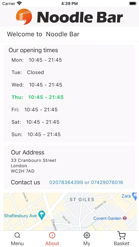 Noodle Bar London应用截图