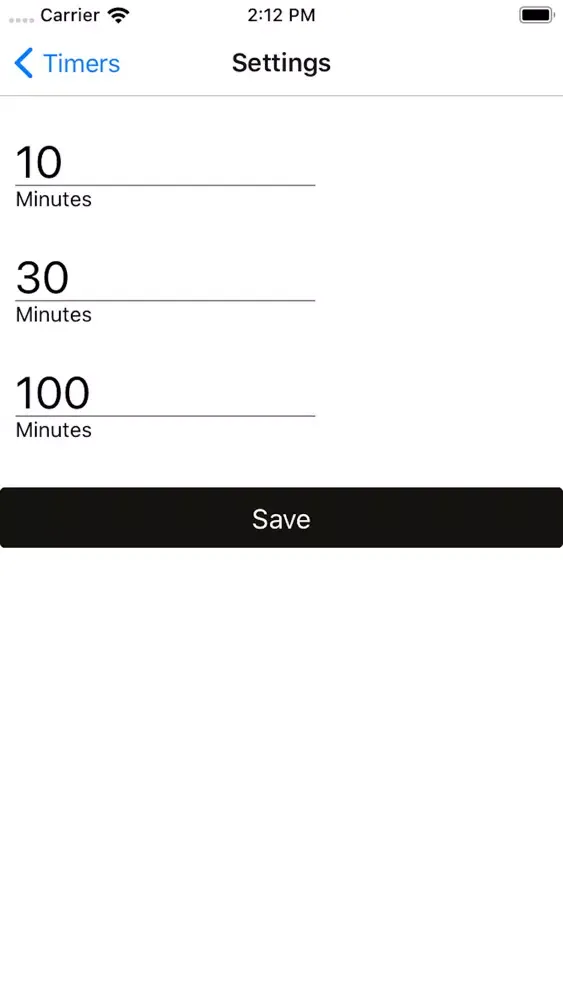 Reuse Timers应用截图