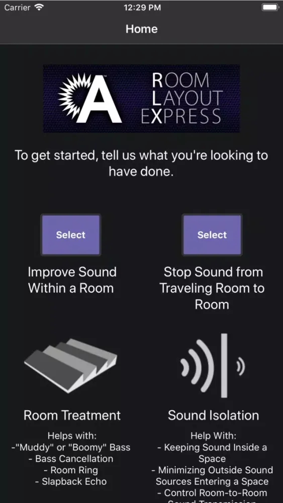 Room Layout eXpress™ (RLX™) Screenshots