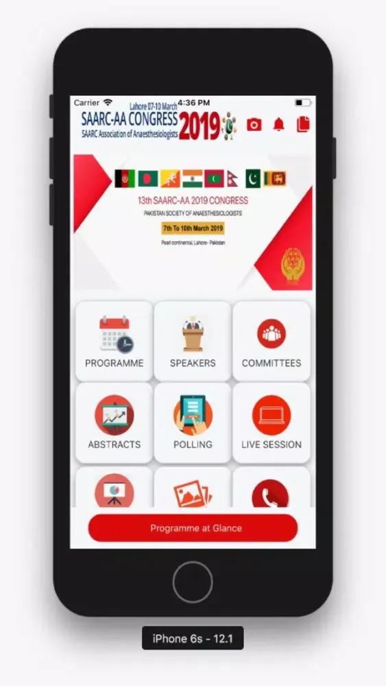 Tangkapan skrin Saarc2019
