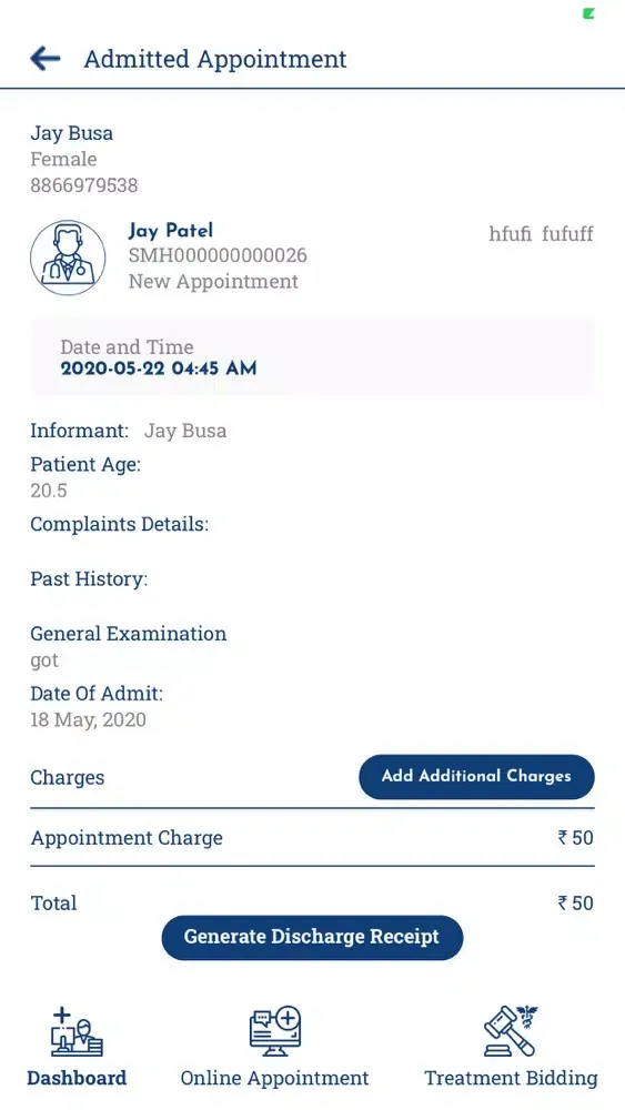 Capturas de pantalla de SiashMed- For Hospital