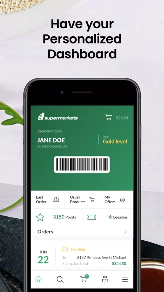 Скриншоты AOne Supermarkets App