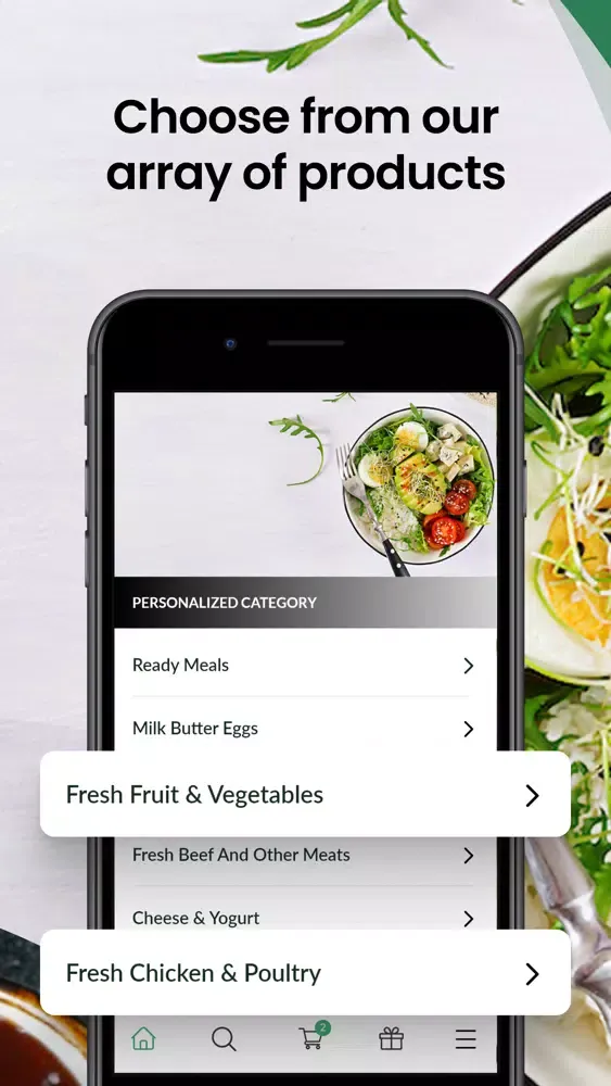 Скриншоты AOne Supermarkets App