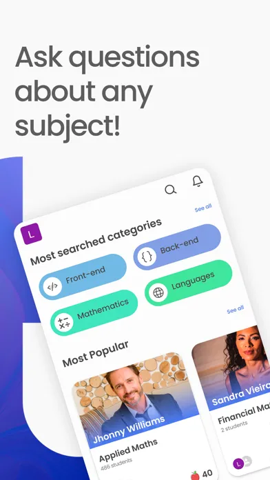 Study with Experts: Teacher.Ai应用截图