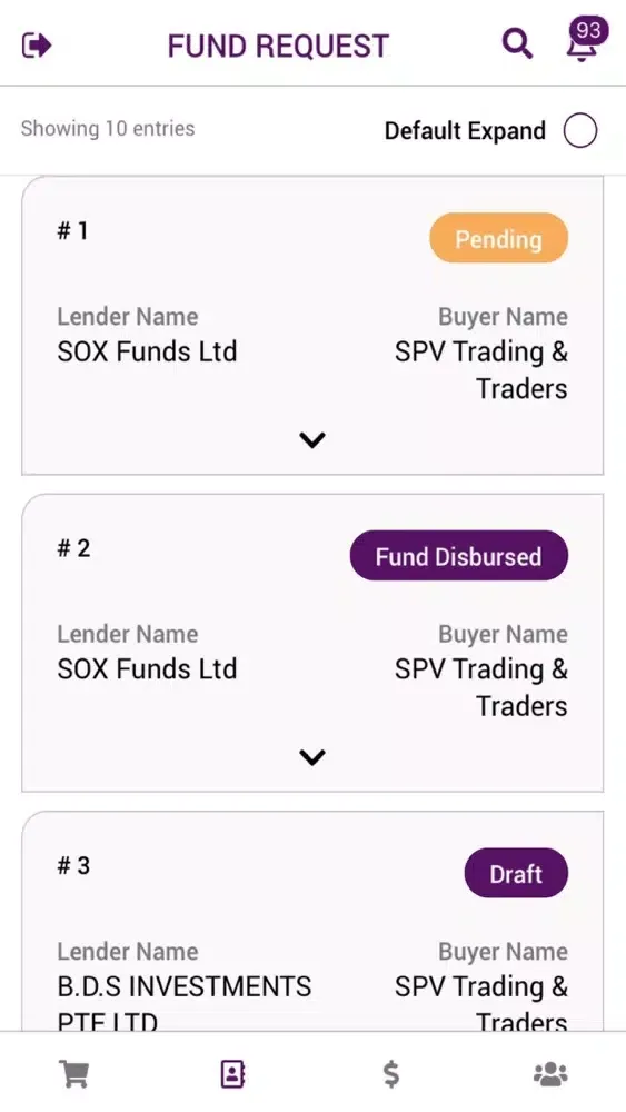 KRATOS Trade Discovery App Screenshots