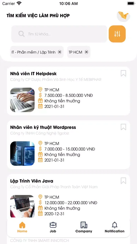 Viecoi - Tìm Việc Làm应用截图