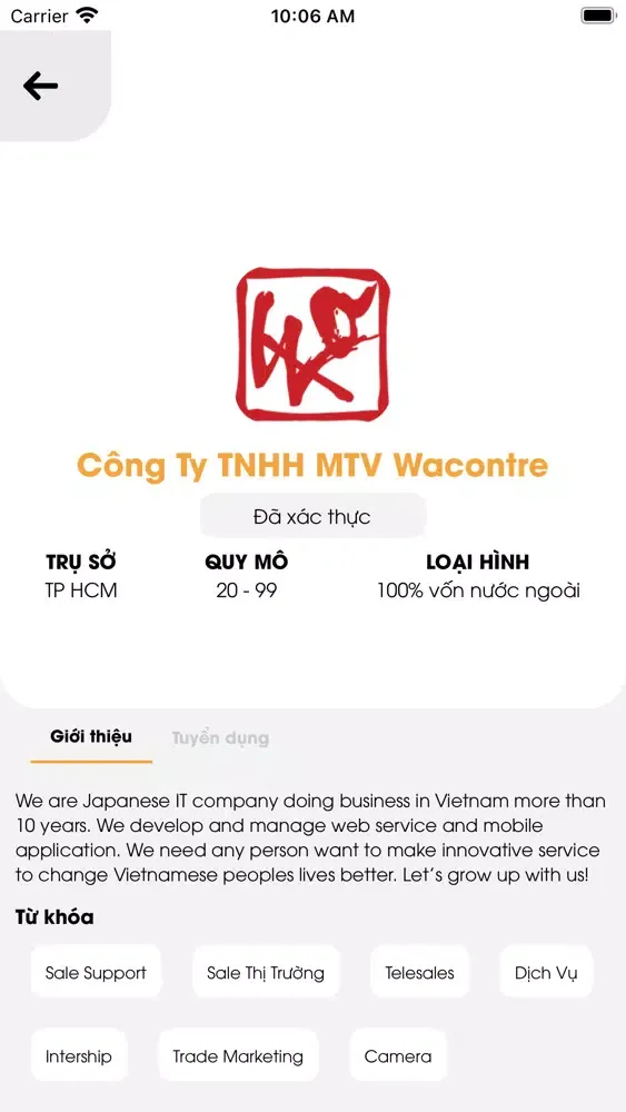 Viecoi - Tìm Việc Làm应用截图