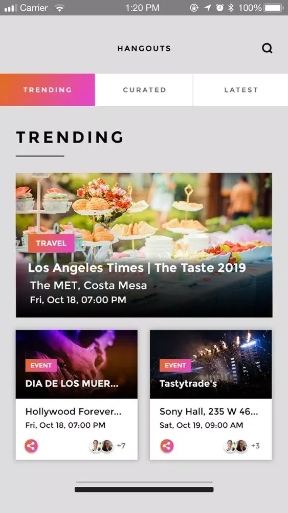 Rendevoo: Social experiences Ekran Görüntüleri