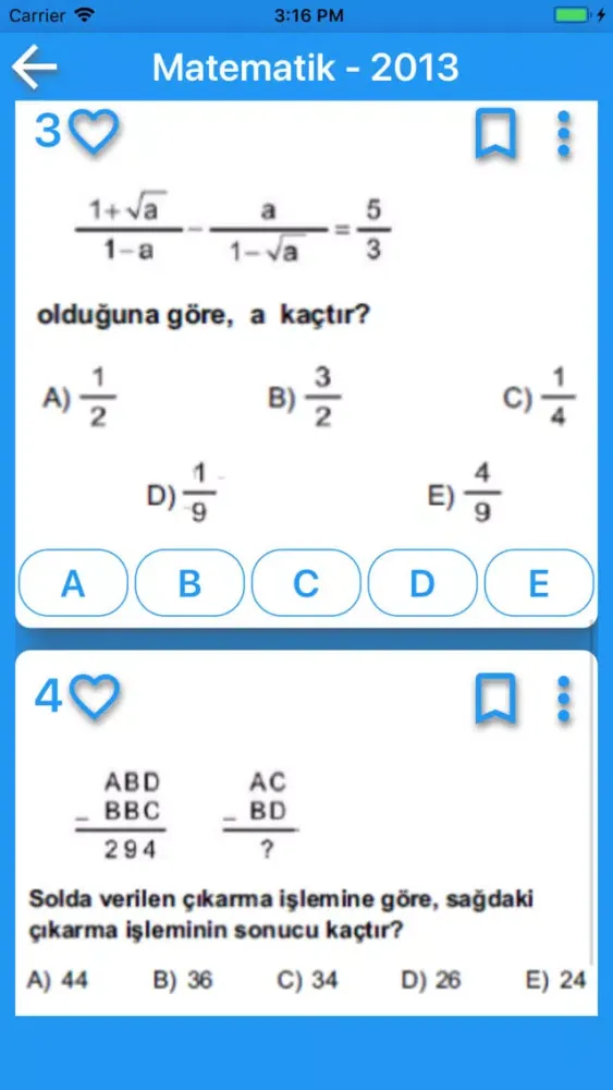 TYT YKS ÇÖZÜMLÜ ÇIKMIŞ DENEME应用截图