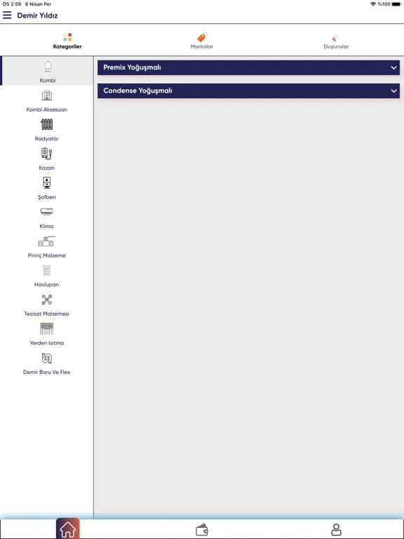 Tangkapan layar Demir Yildiz iPad