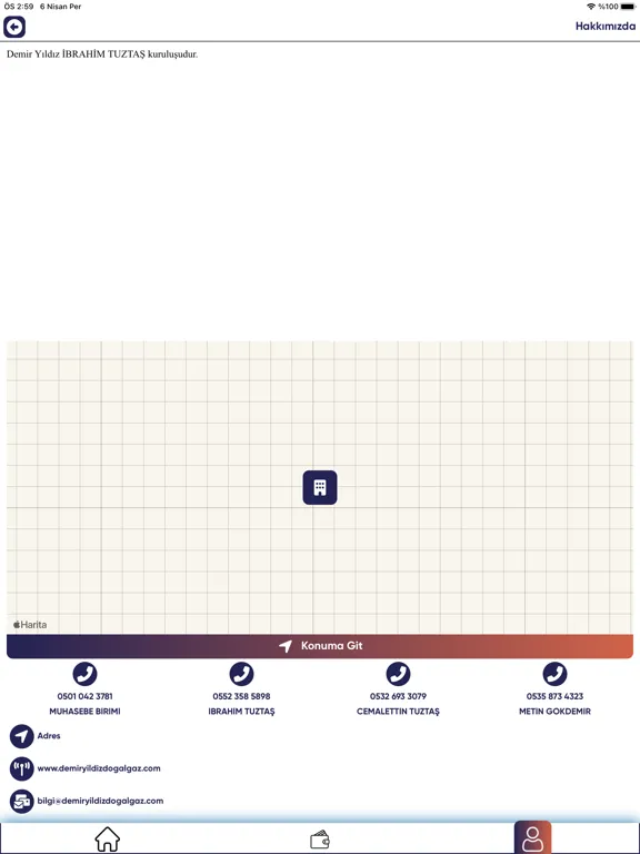 Tangkapan layar Demir Yildiz iPad