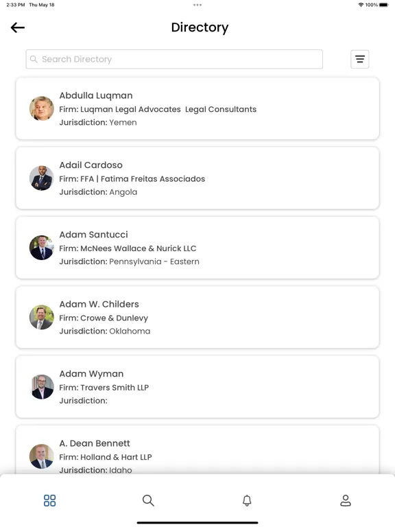 تصاویر Employment Law Alliance App iPad