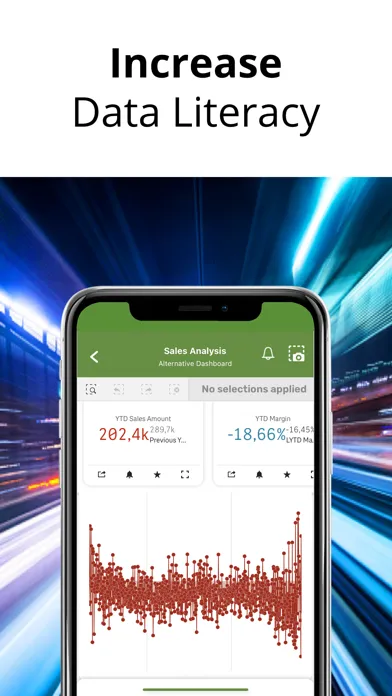 Ảnh chụp màn hình của uponBI for Qlik Sense