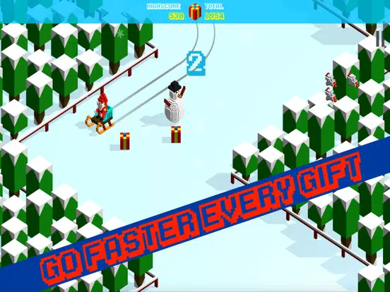 Snowy Slide: Save Christmas iPad  Screenshots