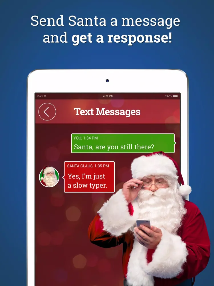Zrzuty ekranu Message from Santa! video&call