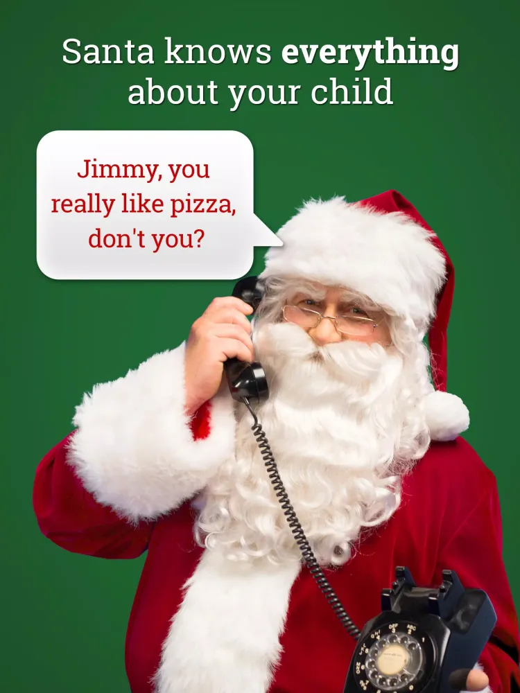 Zrzuty ekranu Message from Santa! video&call