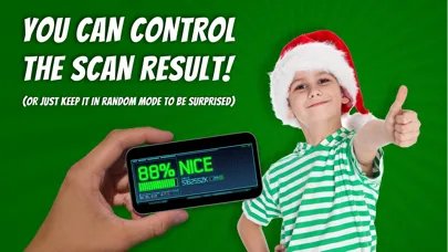 Tangkapan layar Naughty or Nice Scan