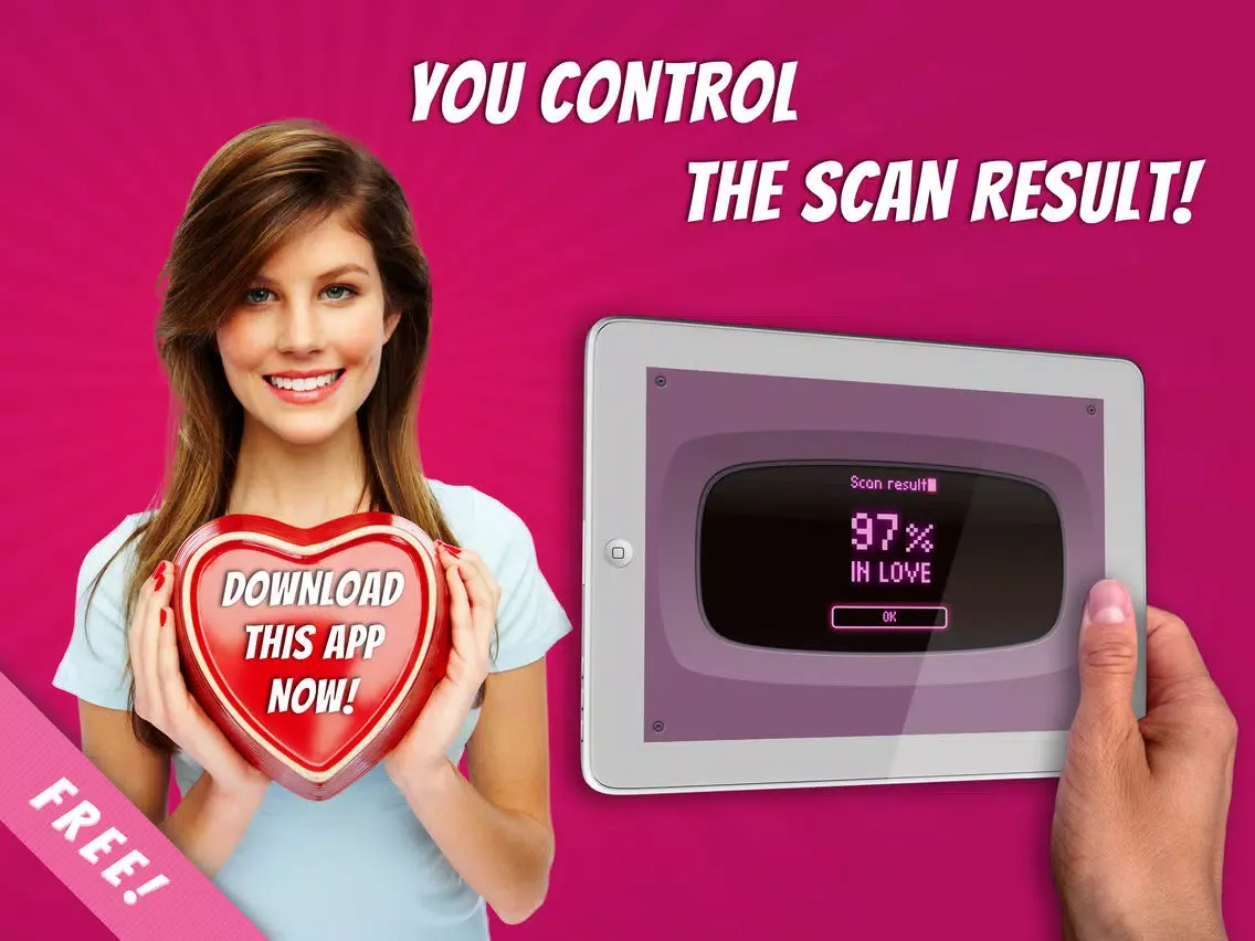 Love Finger Scan & Match Calculator - the best free touch finger scanner to scan and test love compatibility iPad  Ekran Görüntüleri